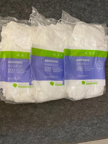 ABSOPADS 9.99 € les 3